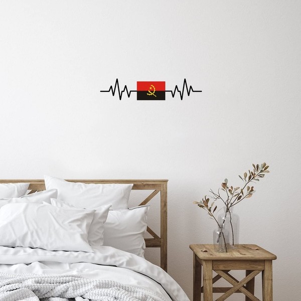 Angola Mirrors Home Decor Wall Art Stickers City Flag International