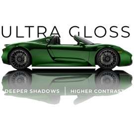 VViViD+ Ultra Gloss Premium Vinyl Car Wrap Film (6ft x 5ft, Gloss Sonoma Green)