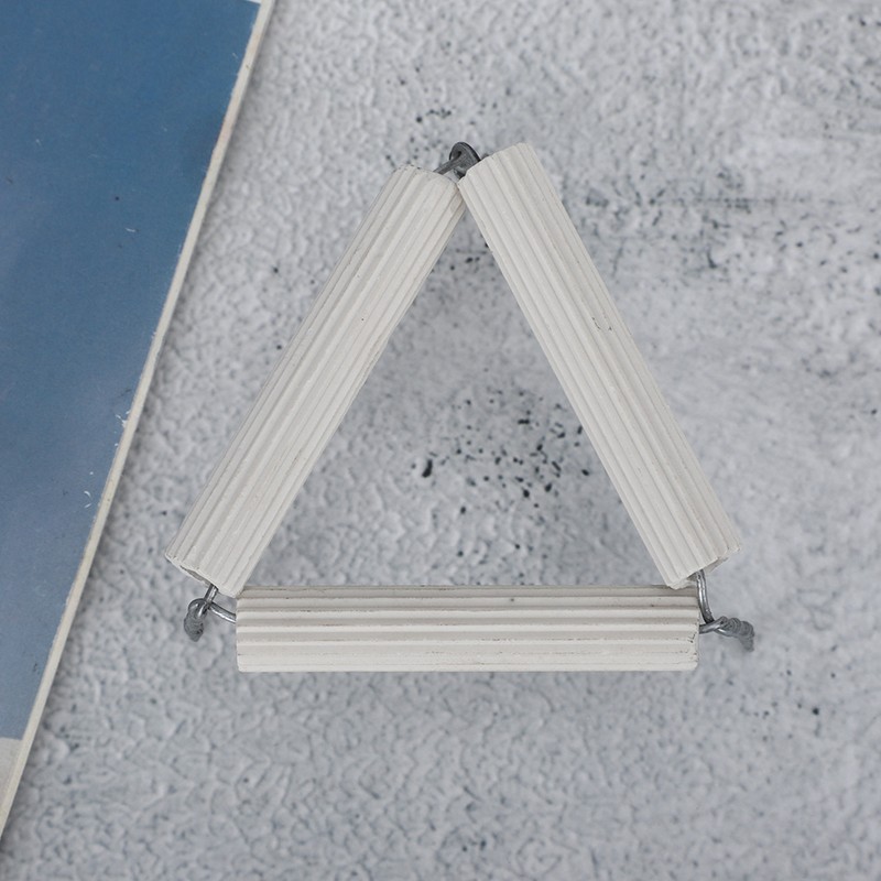 5pcs 65mm Lab Clay Triangle Crucible Holder Ceramic Pipes and