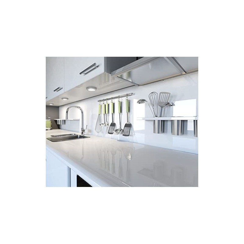 4lite Kitchen Circular Cabinet LED Light 2w White Bezel -