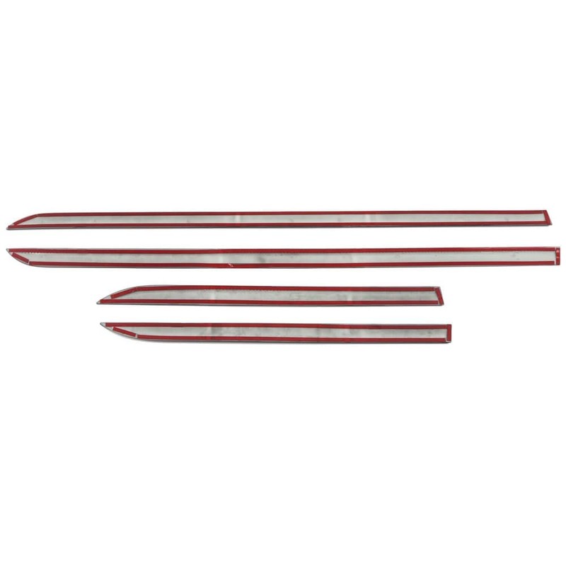 L2R Glossy Black Exterior Side Door Body Molding Bump Protector