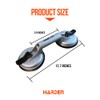 HARDEN Tools Twin Heads Suction Lifter – Aluminum Alloy, Lightweight