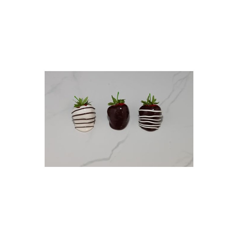 Fake Assorted Dipped Strawberries (set of 12)