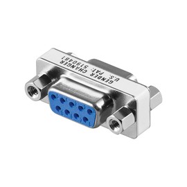 Goobay CAK ADAP D-SUB9 F/F Silver cable interface/gender adapter CAK ADAP D-SUB9 F/F, D-SUB9, D-SUB9, Silver