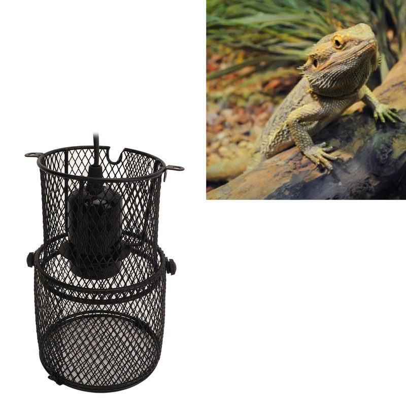 Reptile Heat Lamp Guard Avoid Scald Retractable Reptile Heat Lamp