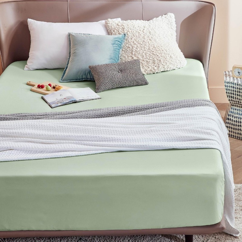 Bedsure Super King Fitted Sheet Deep - Bed Sheets Extra