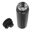 Stainless Steel Water Bottle Leak Proof Black Lightweight Insulated Water