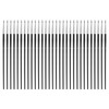 sourcing map 30Pcs Fine Pointed Miniature Paint Brushes(Black #0)