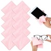 Molain 10 Pieces Microfiber Glasses Cleaning Cloths, Reusable Soft Lens
