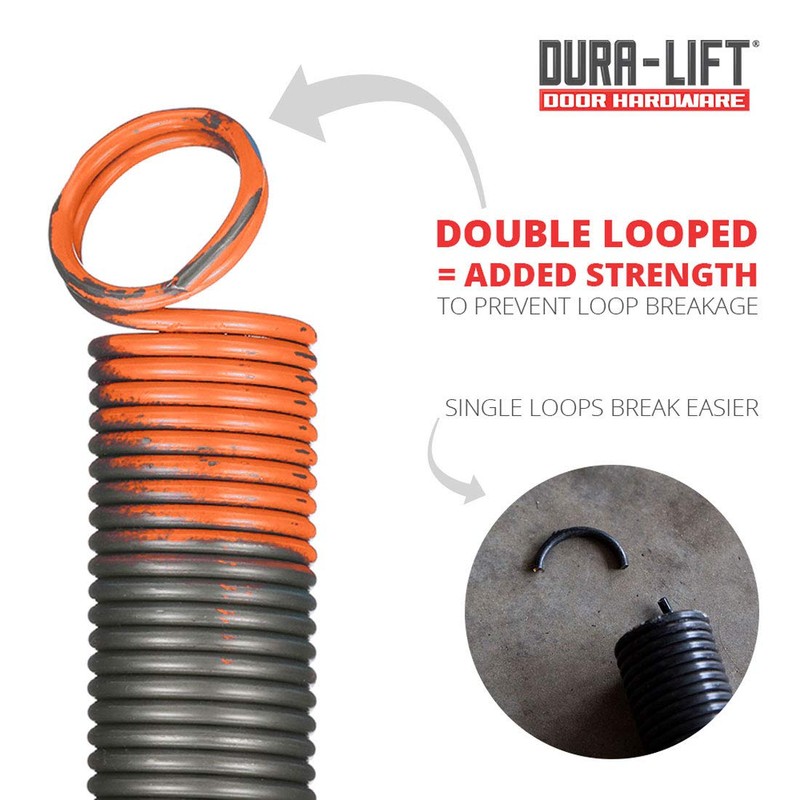 DURA-LIFT Heavy-Duty Extension Garage Door Spring 2-Pack (170 lb.)