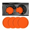 Car Cup Holder Coaster, 4 Pack Non-Slip Insert Coasters, Universal