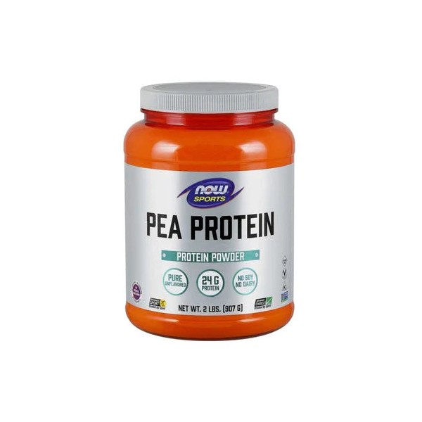 Now Sports Pea Protein Unflavoured, 907 grams