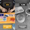 Resin Molds Heating Mat Kit 26PCS: Epoxy Resin Curing Machine