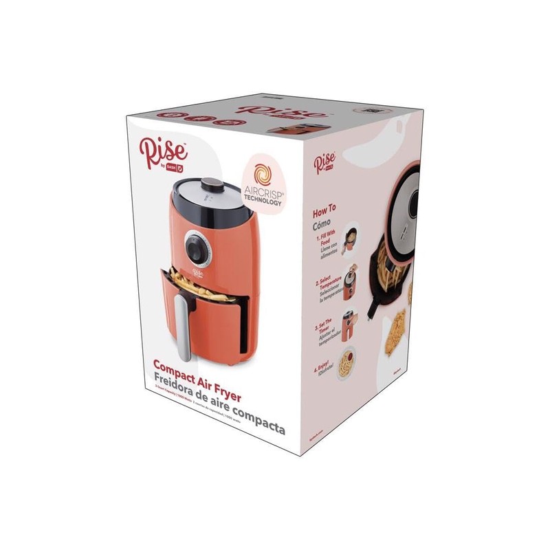 Rise by Dash Orange 2 qt Air Fryer