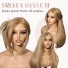 Blond Lace Front Wigs for Women 22Inch Synthetic Pre Plucked