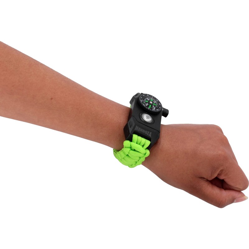 Mendoza Pulsera de Supervivencia Infantil Verde