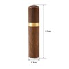 Yosoo Wooden Toothpick Box Handheld Toothpick Holder Case Portable Capsule