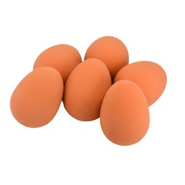 Storm&Lighthouse 6x Bouncy Eggs Rubber Balls Fake Eggs Prank Joke Toy Gag Gift