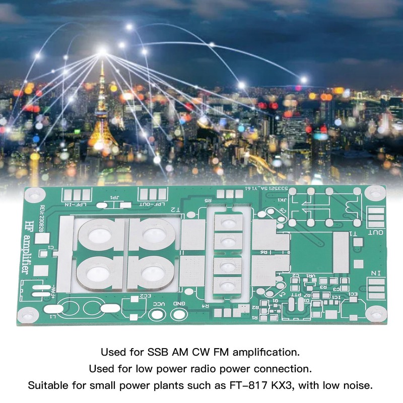 Radio Transceiver 3.5‑30Mhz 13.8V 5W Input 70W Output High Frequency