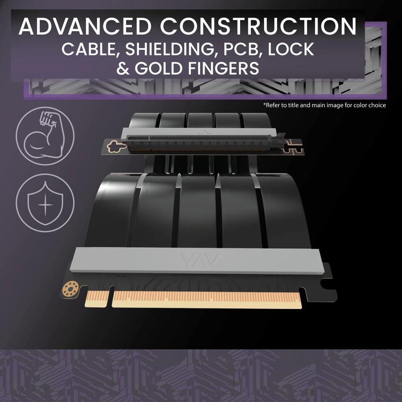 LINKUP – AVA PCIe 4.0 Gen 4 x16 Riser Cable
