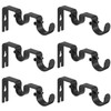 Anndason Heavy Duty Curtain Rod Brackets Double Curtain Rod Brackets