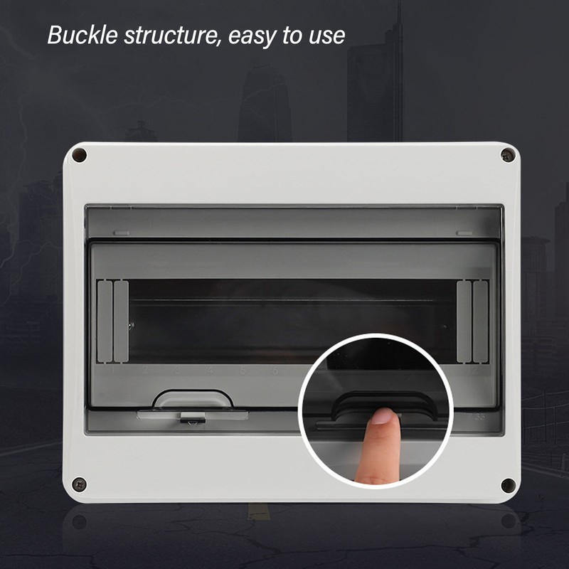 Circuit Breaker Distribution Box Open Mounting IP65 Waterproof 5 Way