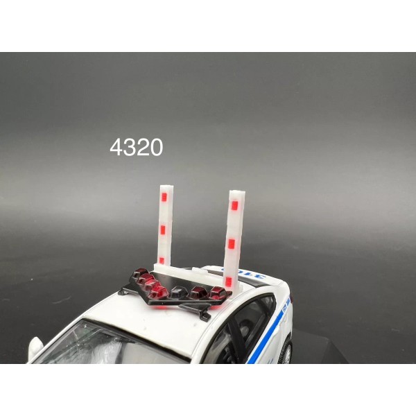 Non Operating Lightbar 1/43 NYPD Highway Patrol Style High Riser