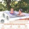 ulapithi 212-7639-STS Bathtub Hot Tub Jets Replacements 5" Spa Hot