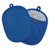2-Pack Silicone Pot Holders for Kitchen Heat Resistant up to