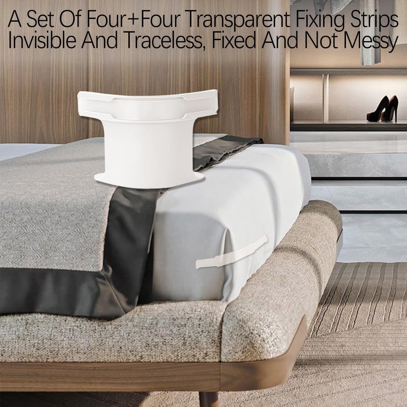 SIDUISDH Fitted Sheet Holder, Bed Sheet Holder to Prevent Slipping,