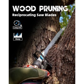 EZARC EZARC S?bels?gebl?tter Set 12tlg fr Holz, Zubeh?r S?bels?ge, fr Baumschnitt, Holz-/Nassholzschneiden mit Organizer-Box, langlebig und scharf, 150mm/225mm/300mm