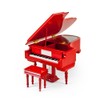 Sophisticated 18 Note Miniature Musical Hi - Gloss Fire Engine
