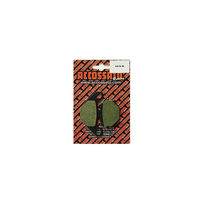 ACCOSSATO Brake Pad agpa98or, Derbi > DXR 250 Quad (Front