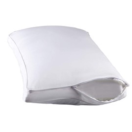 STONECREST Gusseted Pillow Protector - 1 PC, Zipper Premium Gusset Pillow Encasement Covers(300tc Sateen-Gusset, Standard)