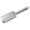 Fackelmann OPAL Hand Grater, Zester, Stainless Steel, 24x5.5x1.5cm, Silver