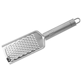 Fackelmann OPAL Hand Grater, Zester, Stainless Steel, 24x5.5x1.5cm, Silver