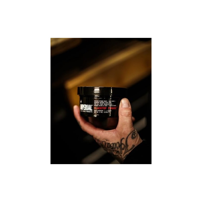 Pomada Imperial Barber Grade Products Blacktop, 6 onzas