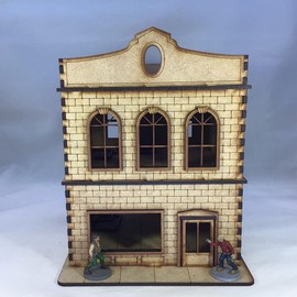 MS2 Store Front 28mm Terrain MDF Pulp Alley The Chicago Way Mad Dogs with Guns RPG