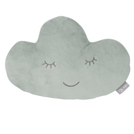 roba Cuddly Cushion in Cloud Shape - roba Style - Soft Decorative Cushion for Baby and Children's Room - for Girls and Boys - Frosty Green