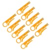 Tbest Data Cable Stripper 10pcs Wire Stripper Multipurpose Mini Cable