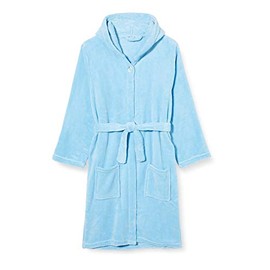 Playshoes Fleece Bathrobe, Unisex Children's Dressing Gown, blue