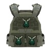 Forest Elf Armband PVC Patch, Deer Horn Monster Morale Badge,