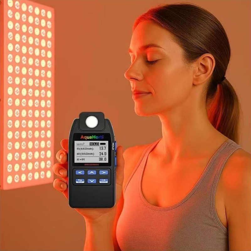 AH-DRNIR 660nm & 850nm Red/NIR Light Irradiance Meter – Professional