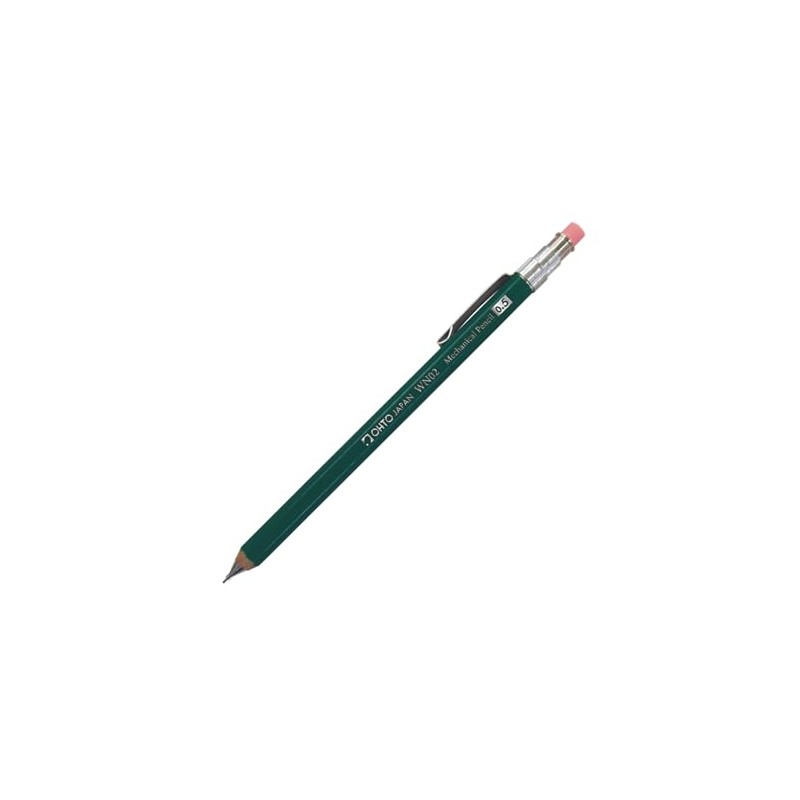 Auto Mechanical Pencil Wood Shaft Sharp WN02 WN02-SP5-GN