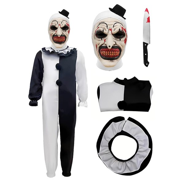rericonq Kids Clown Costume Art The Clown Costume for Kids