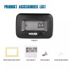Runleader AC/DC 5V-277V Hour Meter Maintenance Reminder for Lawn Mower