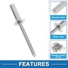 A ABSOPRO Countersunk Head Closed Sealing Rivets 4.8mm Grip Diameter
