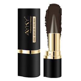 AYKY Long Wear Gel Eyeliner, Eyeliner Cream Stick Natural Black, Eye Liner Gel Waterproof Smudge Proof, Long Lasting Smooth Eye liner Pencil (Brown)