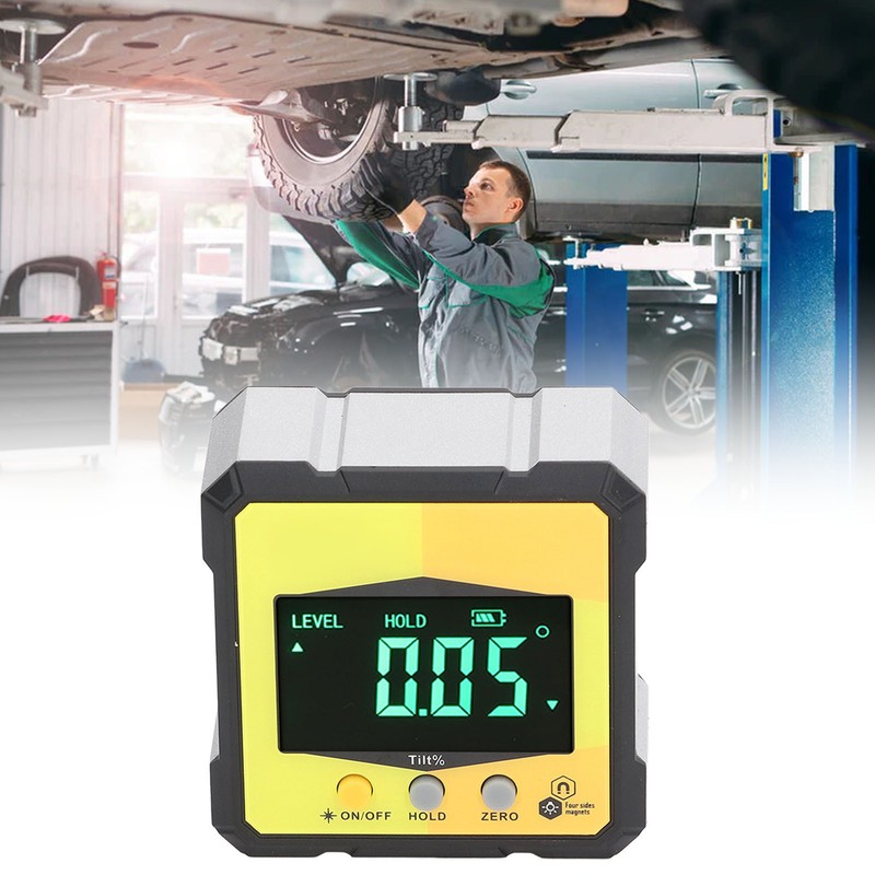 Digital Inclinometer Angle Finder Gauge Magnetic with Laser Cube Protractor