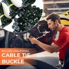 Nylon Universal Cable Tie Buckle, 100PCS Multifunctional Nylon Cable Tie